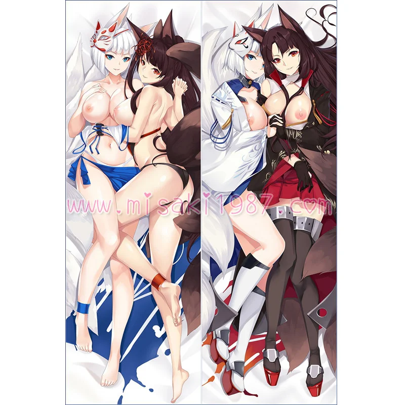 Azur Lane Dakimakura Akagi Kaga Body Pillow Case 02 - Click Image to Close