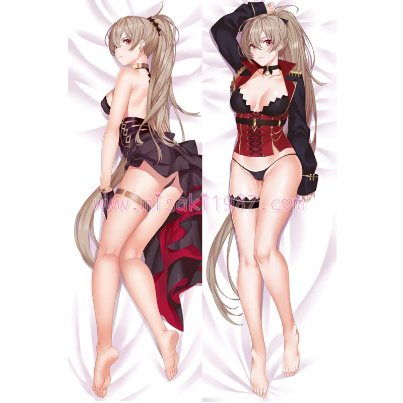 Azur Lane Dakimakura MNF Jean Bart Body Pillow Case - Click Image to Close