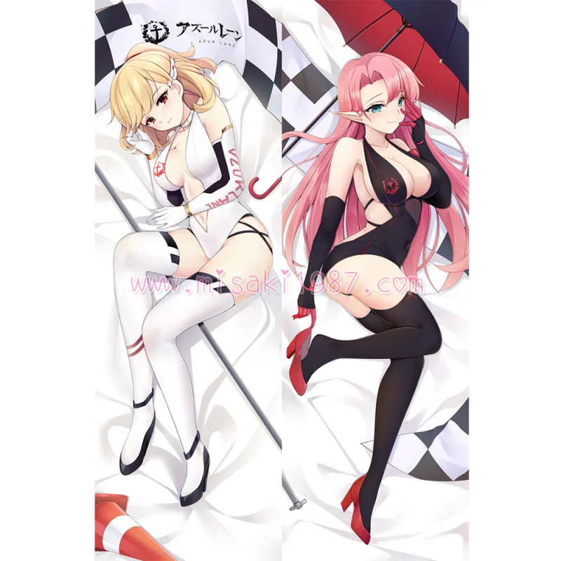 Azur Lane Dakimakura Prince of Wales Duke of York Body Pillow Case 02 - Click Image to Close