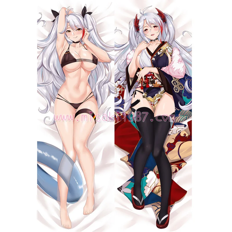 Azur Lane Dakimakura Prinz Eugen Body Pillow Case 04 - Click Image to Close