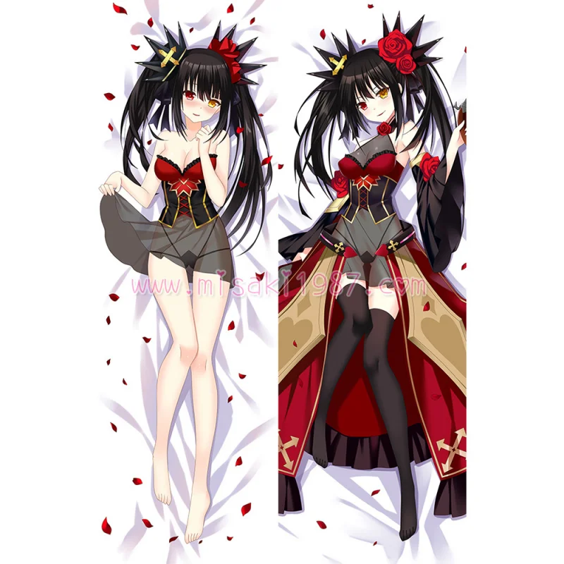 Date a Live Dakimakura Kurumi Tokisaki Body Pillow Case 34 - Click Image to Close