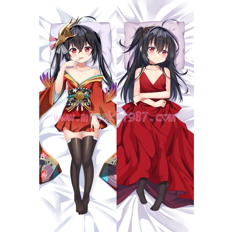 Date a Live Dakimakura Kurumi Tokisaki Body Pillow Case 22 - Click Image to Close