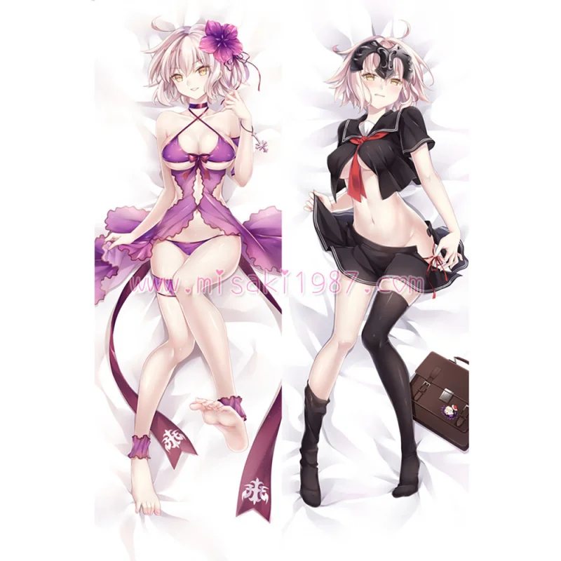 Fate/Grand Order Dakimakura Jeanne d'Arc Body Pillow Case 09 - Click Image to Close