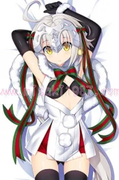 Fate/Grand Order Dakimakura Jeanne d'Arc Alter Santa Lily Body Pillow Case 02
