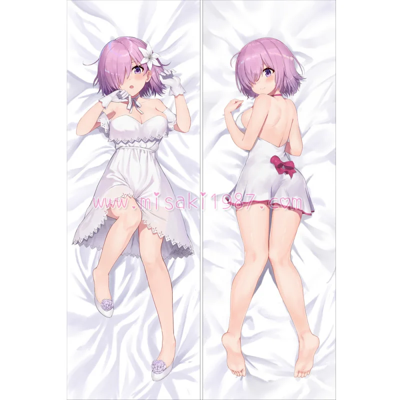 Fate/Grand Order Dakimakura Shielder Mash Kyrielight Body Pillow Case 03 - Click Image to Close