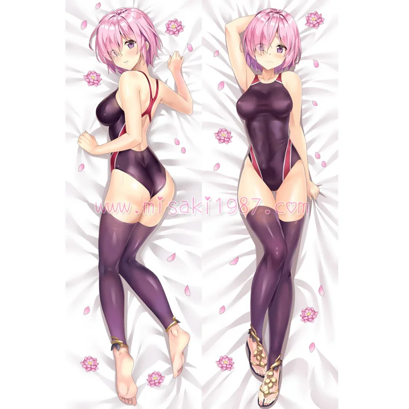 Fate/Grand Order Dakimakura Shielder Mash Kyrielight Body Pillow Case 06 - Click Image to Close
