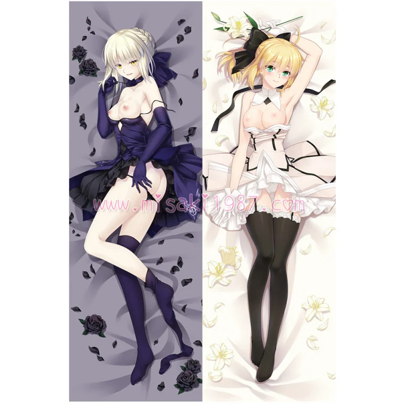 Fate/Stay night Fate/Zero Dakimakura Saber Body Pillow Case 05 - Click Image to Close