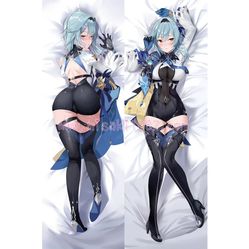 Genshin Impact Dakimakura Eula Lawrence Body Pillow Case - Click Image to Close