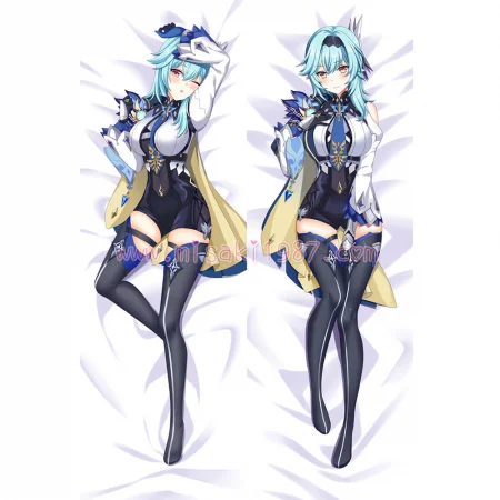 Genshin Impact Dakimakura Eula Lawrence Body Pillow Case 05