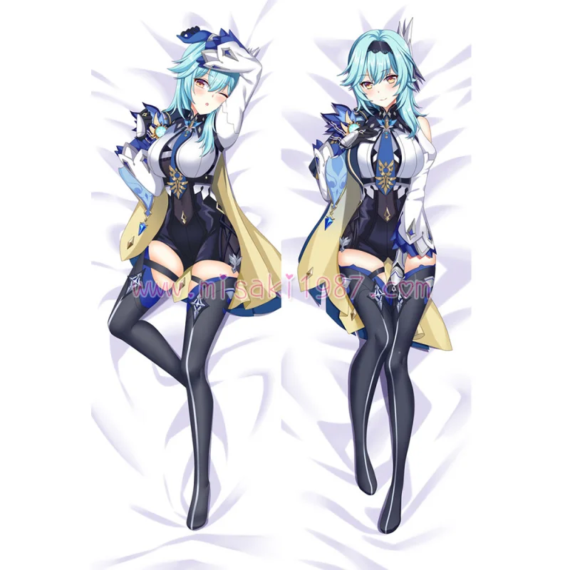 Genshin Impact Dakimakura Eula Lawrence Body Pillow Case 05 - Click Image to Close