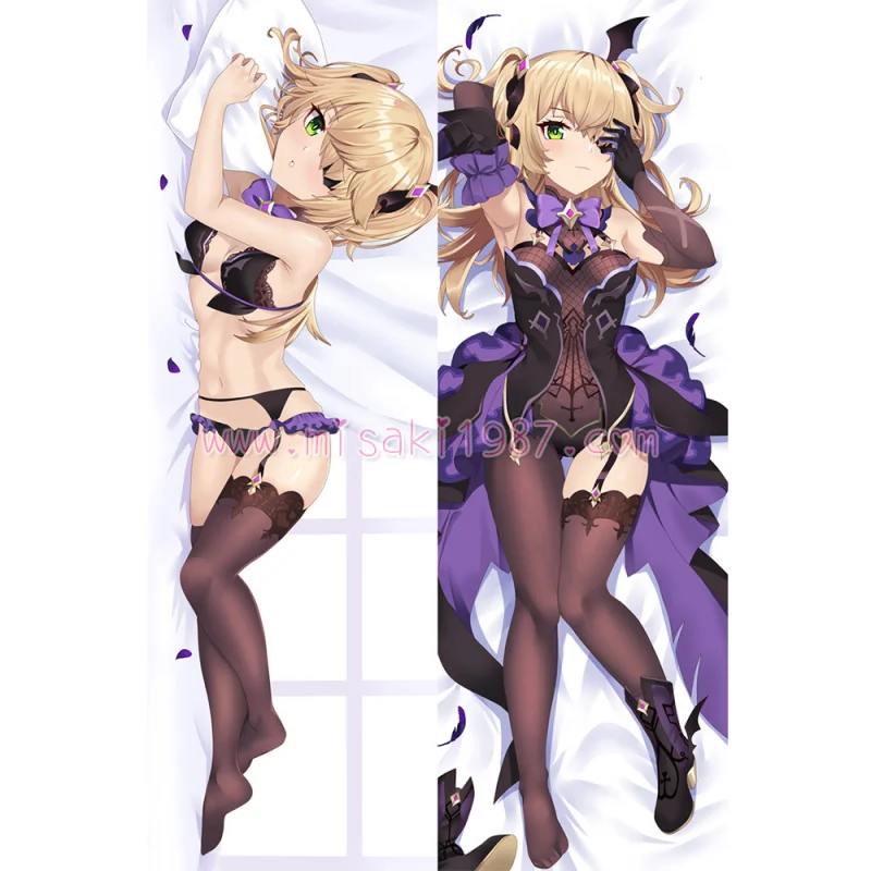 Genshin Impact Dakimakura Fischl Body Pillow Case 09 - Click Image to Close