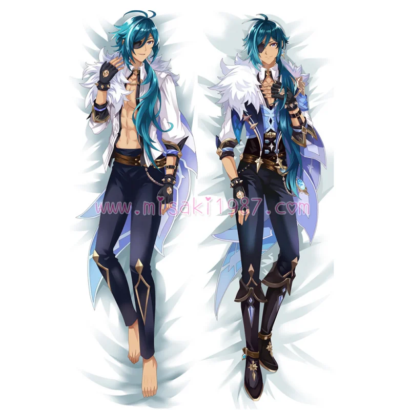 Genshin Impact Dakimakura Kaeya Body Pillow Case 03 - Click Image to Close