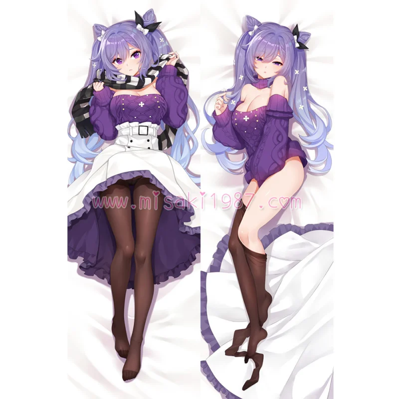 Genshin Impact Dakimakura Keqing Kokusei Body Pillow Case 08 - Click Image to Close