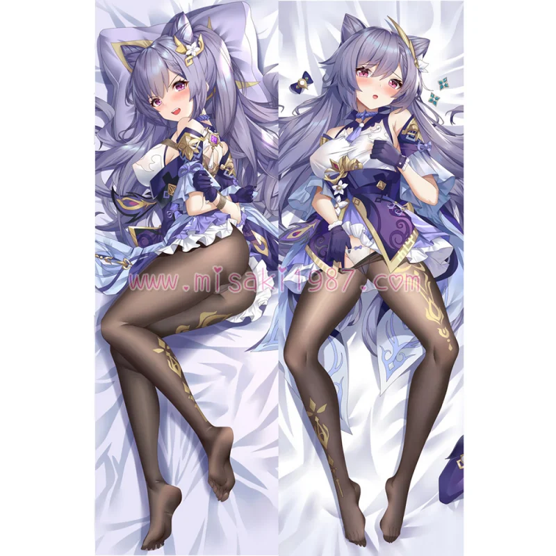 Genshin Impact Dakimakura Keqing Kokusei Body Pillow Case 05 - Click Image to Close