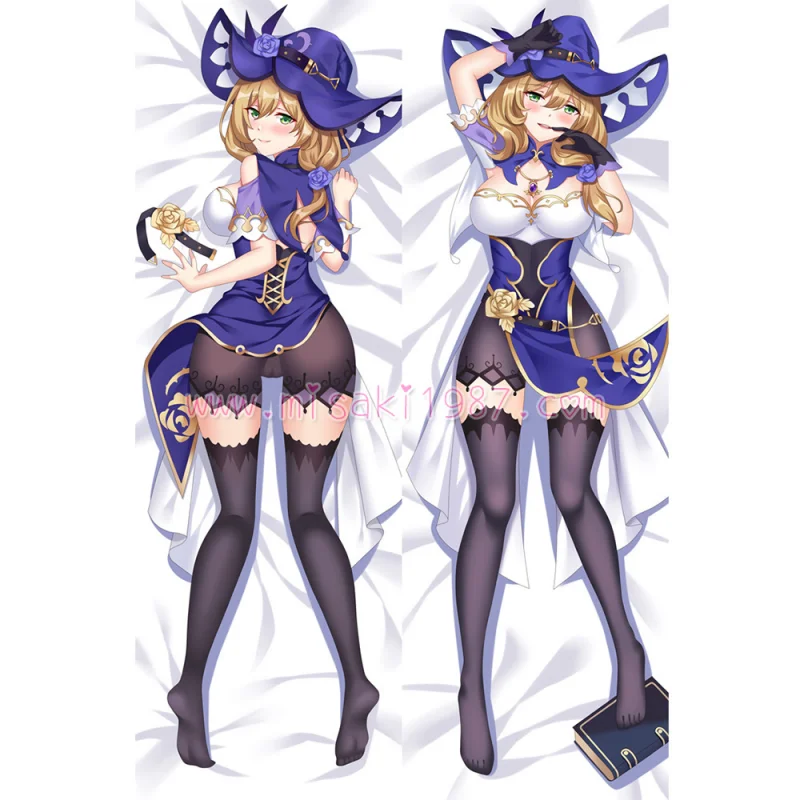 Genshin Impact Dakimakura Lisa Body Pillow Case 05 - Click Image to Close