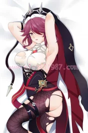 Genshin Impact Dakimakura Rosaria Body Pillow Case 02