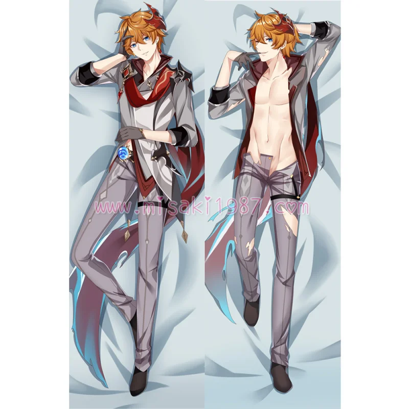 Genshin Impact Dakimakura Tartaglia Body Pillow Case 02 - Click Image to Close