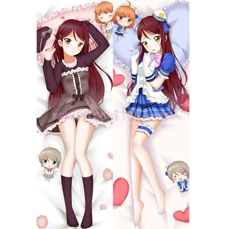 Love Live! Dakimakura Sakurauchi Riko Body Pillow Case - Click Image to Close