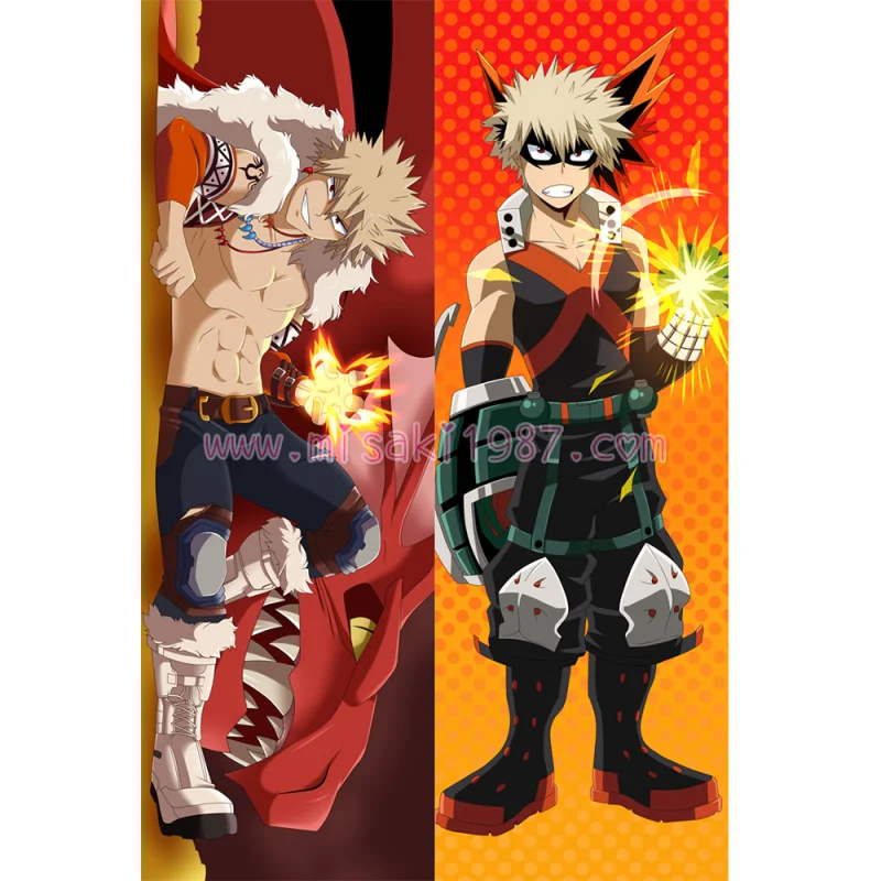 My Hero Academia Dakimakura Katsuki Bakugo Body Pillow Case 02 - Click Image to Close
