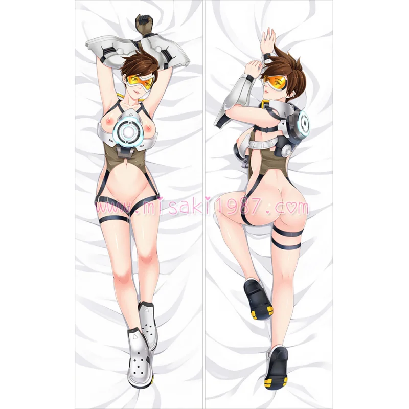 Overwatch OW Dakimakura Tracer Body Pillow Case 04 - Click Image to Close