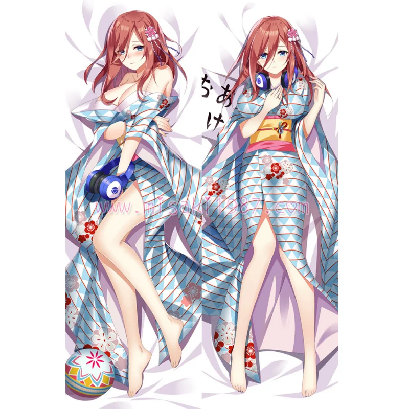 The Quintessential Quintuplets Dakimakura Nakano Miku Body Pillow Case 16 - Click Image to Close