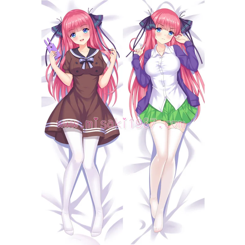 The Quintessential Quintuplets Dakimakura Nakano Nino Body Pillow Case 09 - Click Image to Close