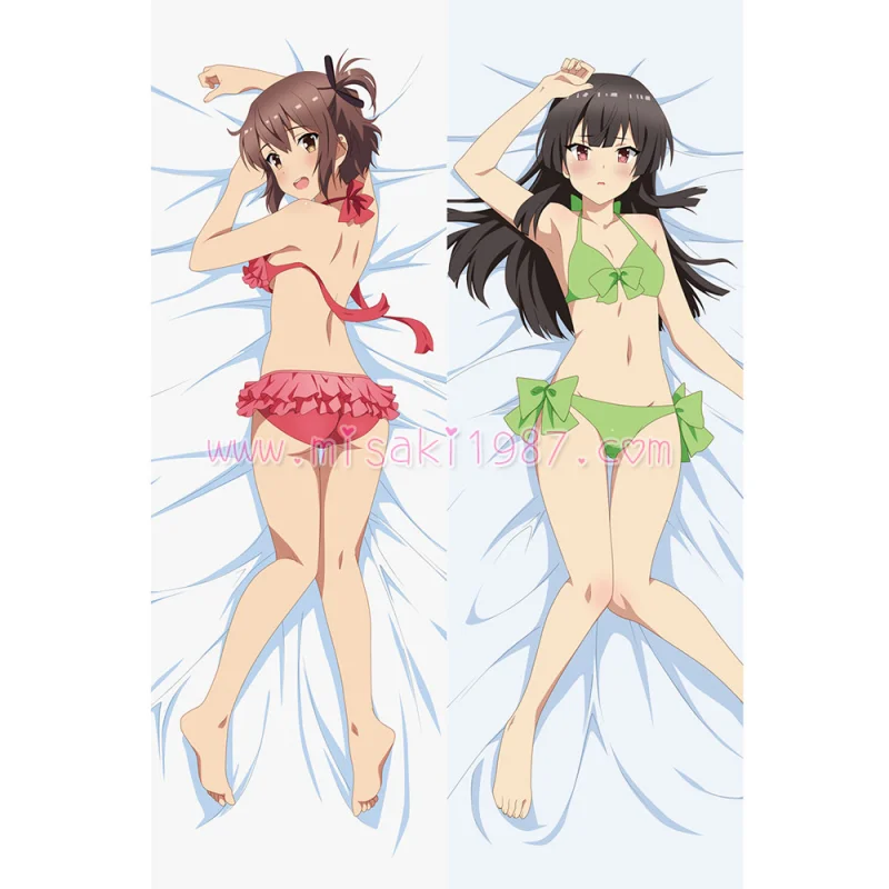 Toji no Miko Dakimakura Etou Kanami Hiyori Juujou Body Pillow Case - Click Image to Close