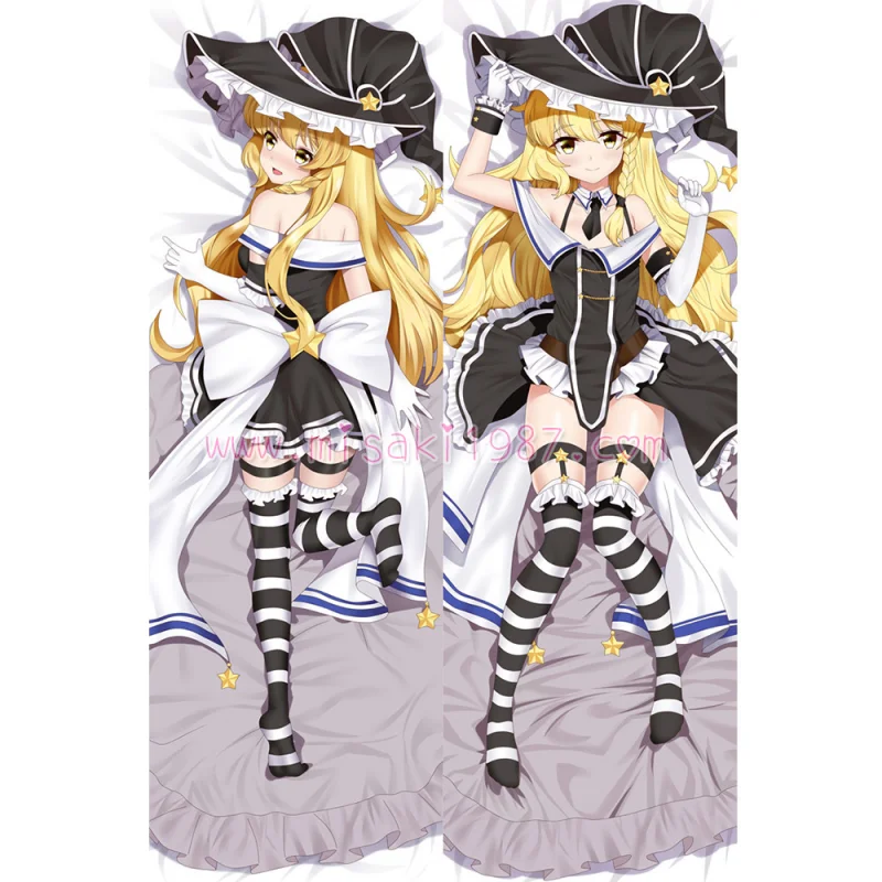 Touhou Project Dakimakura Marisa Kirisame Body Pillow Case - Click Image to Close