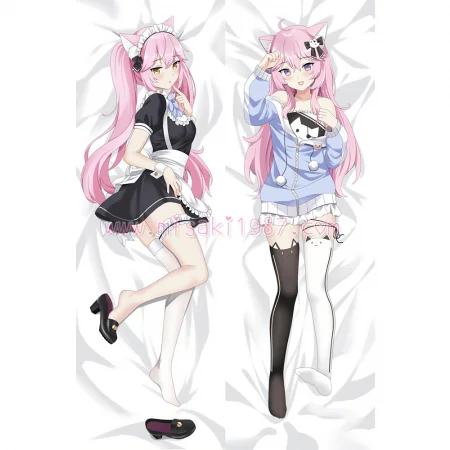 Virtual YouTuber Dakimakura Nyanners Body Pillow Case