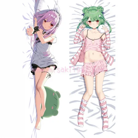 Virtual YouTuber Dakimakura Uruha Rushia Body Pillow Case 02