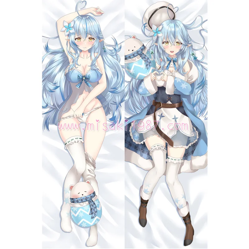 Virtual YouTuber Dakimakura Yukihana Lamy Body Pillow Case 02 - Click Image to Close