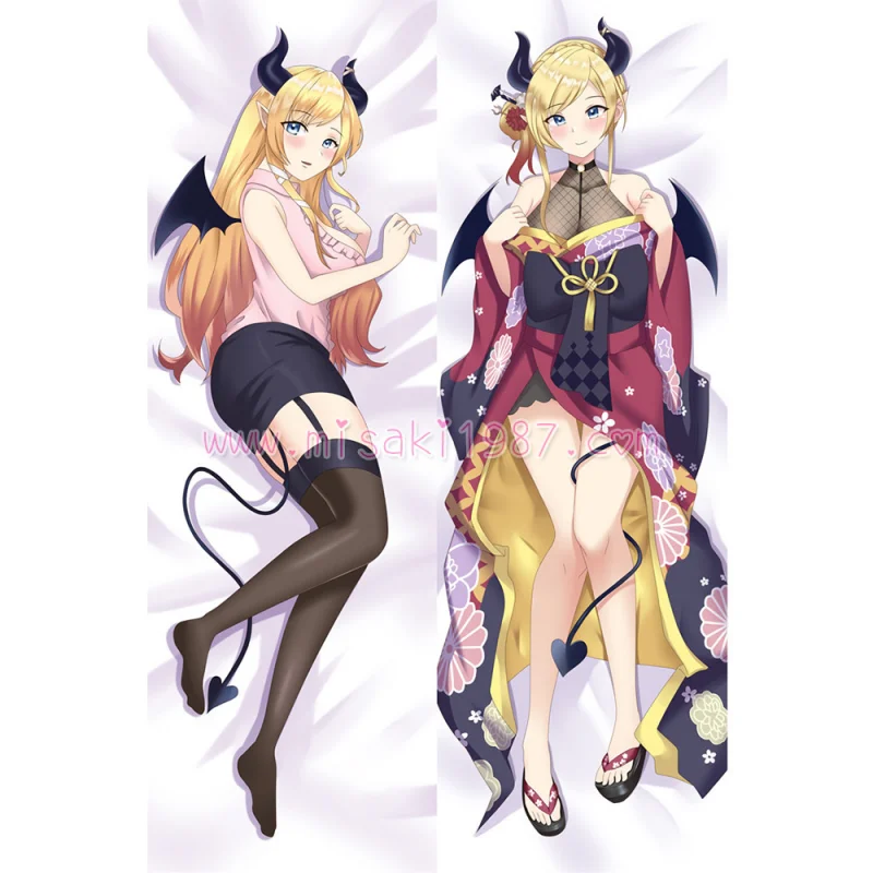 Virtual YouTuber Dakimakura Yuzuki Choco Body Pillow Case - Click Image to Close