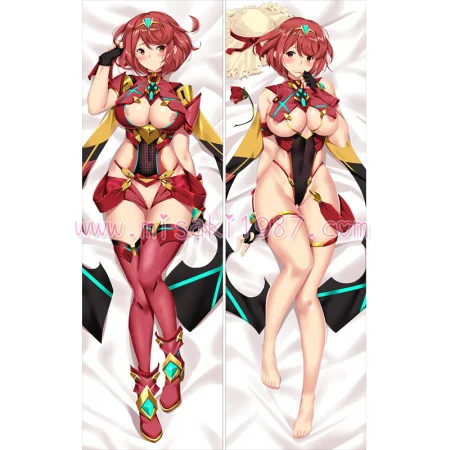 Xenoblade 2 Dakimakura Pyra Body Pillow Case