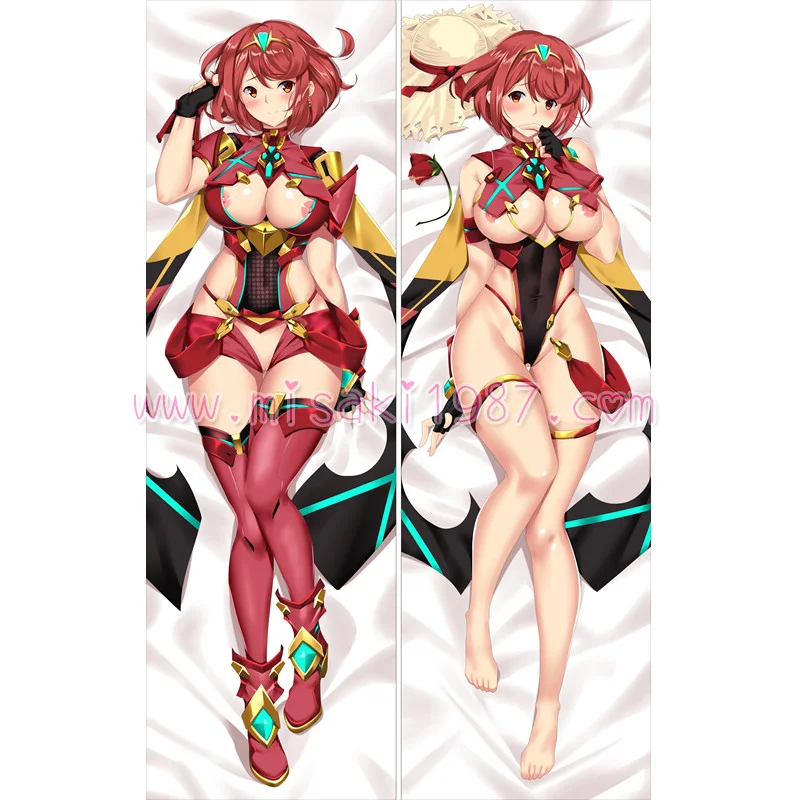 Xenoblade 2 Dakimakura Pyra Body Pillow Case - Click Image to Close