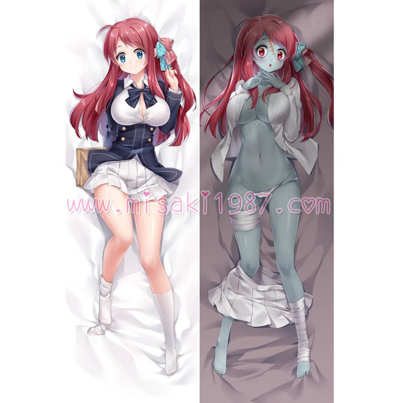 Zombie Land Saga Dakimakura Minamoto Sakura Body Pillow Case - Click Image to Close