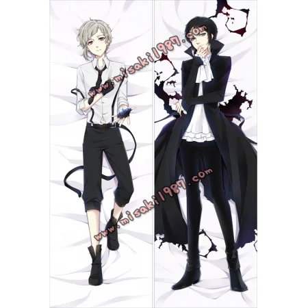 Bungo Stray Dogs Dakimakura Ryunosuke Akutagawa Atsushi Nakajima Body Pillow Case
