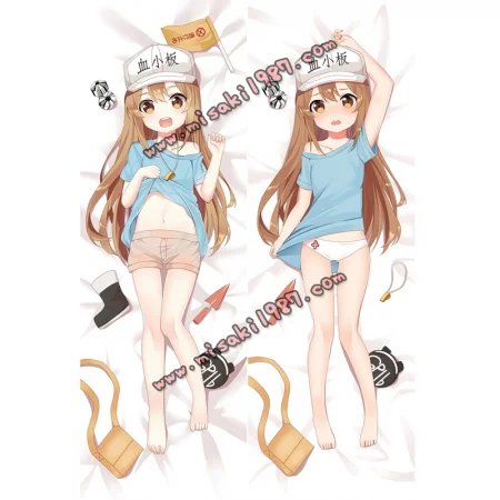 Cells at Work! Hataraku Saibou Dakimakura Kesshouban Body Pillow Case 03