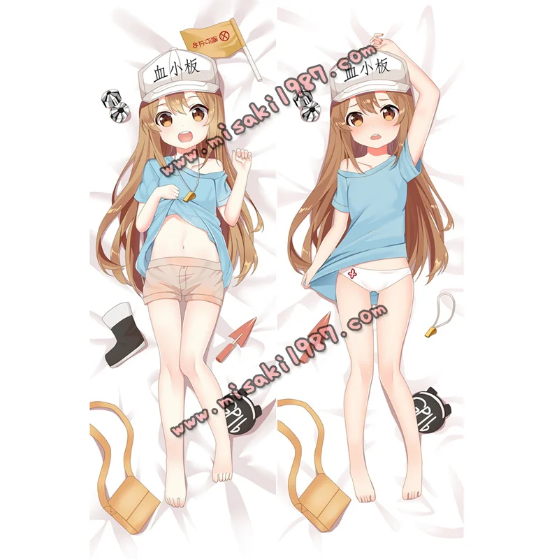 Cells at Work! Hataraku Saibou Dakimakura Kesshouban Body Pillow Case 03 - Click Image to Close