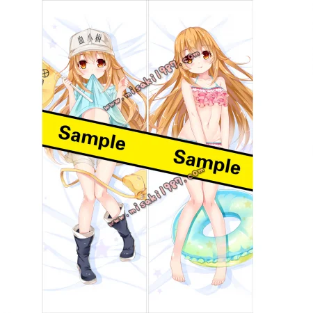Cells at Work! Hataraku Saibou Dakimakura Kesshouban Body Pillow Case 05