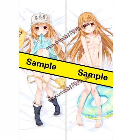 Cells at Work! Hataraku Saibou Dakimakura Kesshouban Body Pillow Case 06