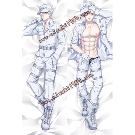 Cells at Work! Hataraku Saibou Dakimakura Hakkekkyuu Body Pillow Case