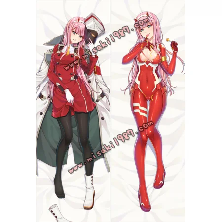 DARLING in the FRANXX Dakimakura Zero Two 02 Body Pillow Case 19