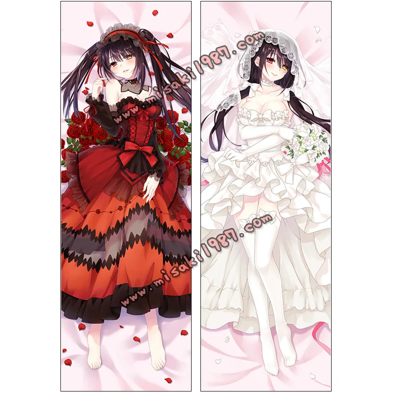 Date a Live Dakimakura Kurumi Tokisaki Body Pillow Case 07 - Click Image to Close