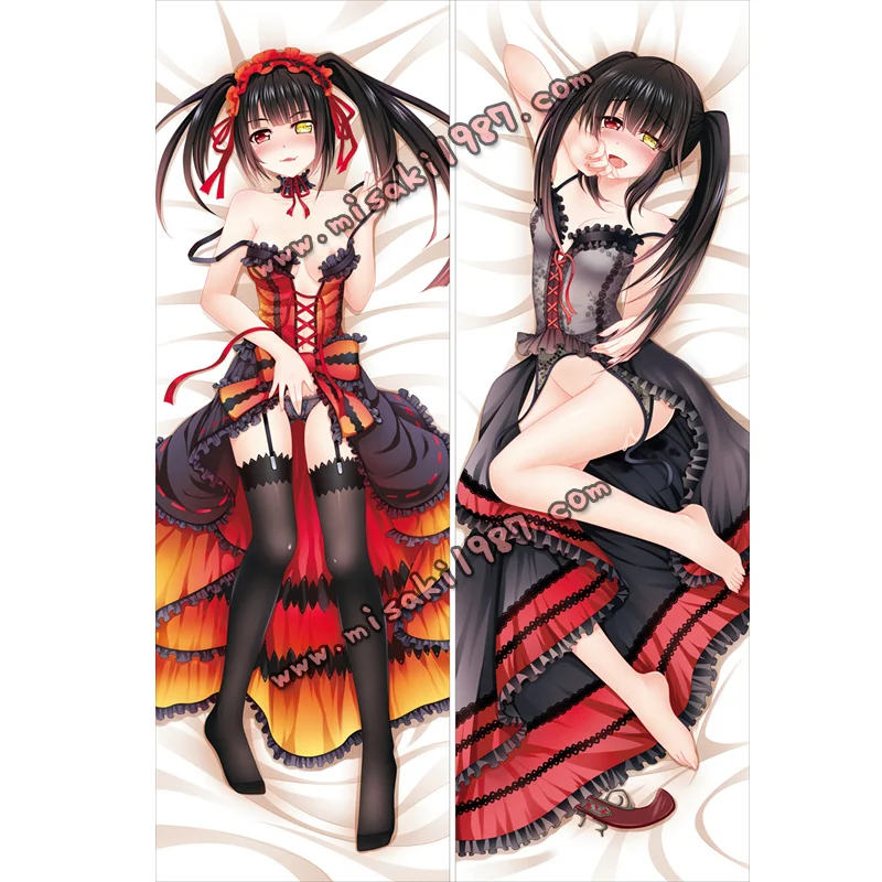 Date a Live Dakimakura Kurumi Tokisaki Body Pillow Case 05 - Click Image to Close