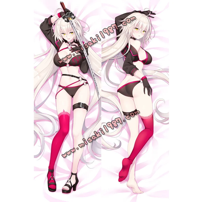 Fate/Grand Order Dakimakura Jeanne d'Arc Body Pillow Case 05 - Click Image to Close