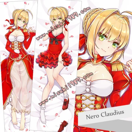 Fate/Grand Order Dakimakura Saber Nero Claudius Drusus Body Pillow Case