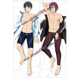Free Dakimakura Rin Matsuoka Haruka Nanase Body Pillow Case