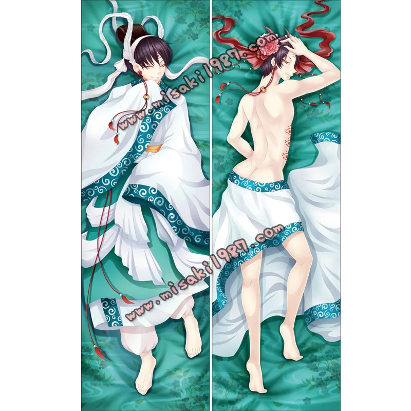 Hoozuki no Reitetsu Dakimakura Hakutaku Body Pillow Case - Click Image to Close