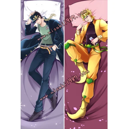 JoJo's Bizarre Adventure Dakimakura Kujo Jotaro Dio Brando Body Pillow Case