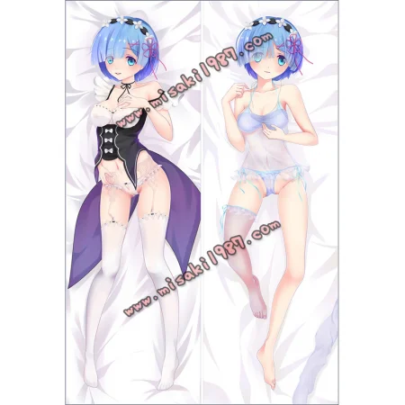 Re:Zero Dakimakura Rem Body Pillow Case 08